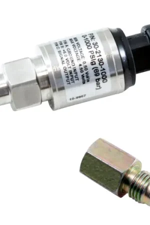 Direct From Manufacturer AEM 1000 PSIg Stainless Sensor Kit - 1/8in NPT Male Thread to -4 Adapter