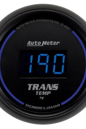 Autometer 52.4mm Black Digital Trans Temperature Gauge Sale