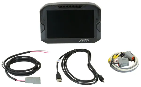 AEM CD-7 Non Logging Race Dash Carbon Fiber Digital Display (CAN Input Only) Worldwide Shipping