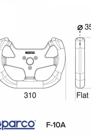 Sparco F10A Suede Black Steering Wheel Price Drop