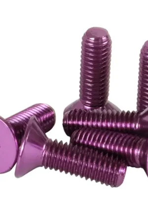 NRG Steering Wheel Screw Upgrade Kit (Conical) - Purple Viral