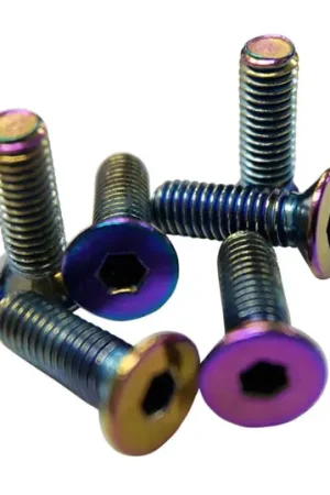 NRG Steering Wheel Screw Upgrade Kit (Conical) - Neochrome New Arrival