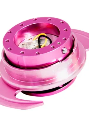 NRG Quick Release Kit Gen 3.0 - Pink Body / Pink Ring w/Handles Premium