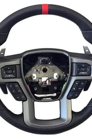 Ford Racing 15-18 F-150 Raptor Performance Steering Wheel Kit - Red Sightline Final Sale