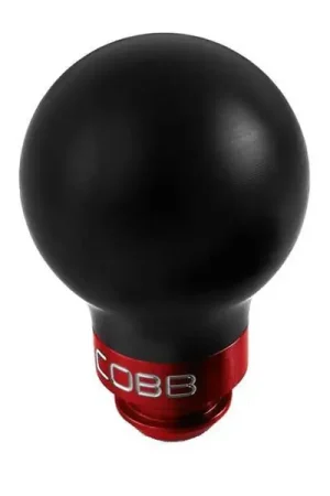 Mega Sale Cobb Subaru 6-Speed COBB Shift Knob - Black w/Race Red Collar (Non-Weighted)