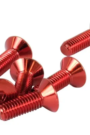 NRG Steering Wheel Screw Upgrade Kit (Conical) - Red Price Drop