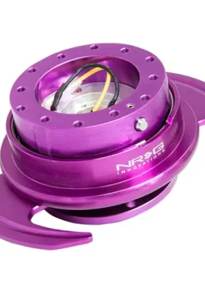 Genuine NRG Quick Release Kit Gen 3.0 - Purple Body / Purple Ring w/Handles