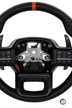 Budget Ford Racing 2021+ F-150 Raptor Steering Wheel Kit - Black