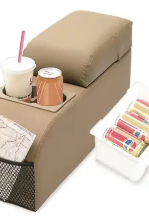 Rampage 1976-1983 Jeep CJ5 Padded Console Floor Mount - Spice Professional Grade