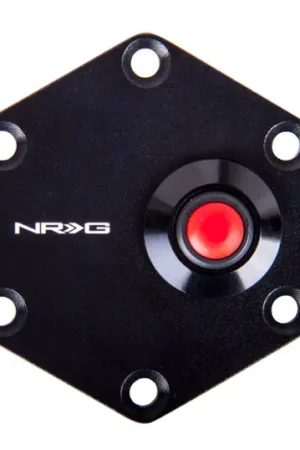 NRG Hexagnal Steering Wheel Ring w/Horn Button - Black Reduced Price