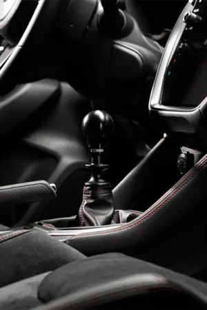 Cobb Subaru 6-Speed Weighted COBB Shift Knob - Black (Incl. Both Red + Blk Collars) Hot Deal