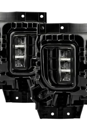 Next Day Delivery Spyder 2024+ Chevy Silverado 2500HD/3500HD OEM Style Full LED Fog Light w/Universal Switch