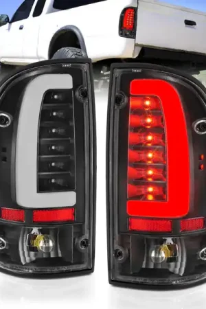 ANZO 95-00 Toyota Tacoma LED Taillights Black Housing Clear Lens (Pair) Shop Now