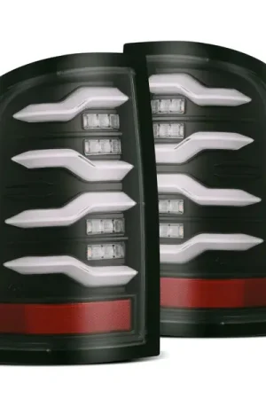 Buy Online AlphaRex 09-18 Dodge Ram Luxx-Series LED Tail Lights Black w/ Activation Light & Sequential Signal