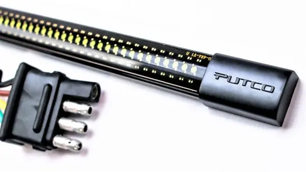 Putco 60in Red Blade LED Tailgate Light Bar for Ford Turcks w/ Blis and Trailer Detection Viral
