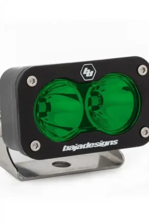 Original Baja Designs S2 Sport Spot Pattern LED Work Light - Green