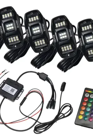 Special Discount Oracle Underbody  RGB+W Wheel Well Rock Light Kit - 4 PCS - ColorSHIFT