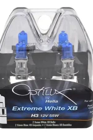 Hella H3 12V 55W Xen White XB Bulb (Pair) One Day Deal