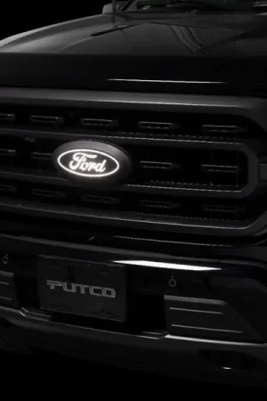 Deal Putco 15-17 Ford F-150 Front Luminix Ford LED Emblem - Fits bar Style Grillee
