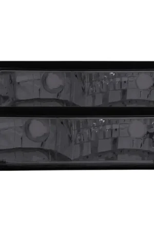 ANZO 1988-1998 Chevrolet C1500 Euro Parking Lights Smoke Time-Limited