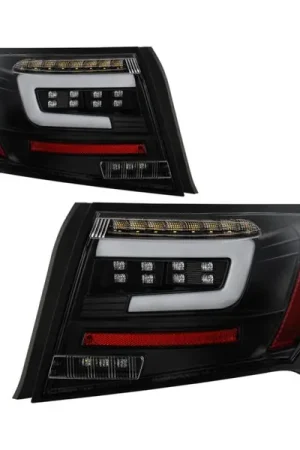 Spyder 08-11 Subaru Impreza WRX 4DR LED Tail Lights - Black ALT-YD-SI084D-LED-BK Special Discount