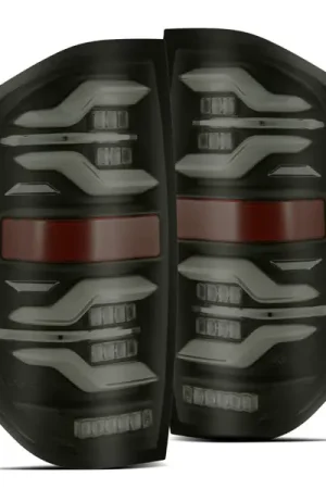 AlphaRex 14-21 Toyota Tundra LUXX LED Taillights Blk w/Activ Light/Seq Signal Warranty Included