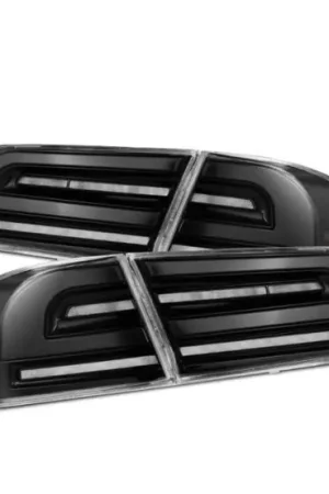 Free Delivery AlphaRex 12-21 Tesla Model S LUXX-Series LED Tail Lights - Alpha-Black