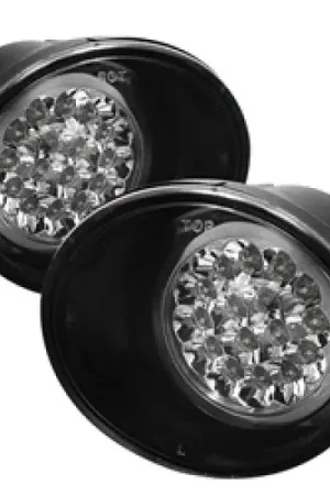 Spyder Nissan Titan 04-12/Nissan Armada 04-12 LED Fog Lights w/Switch Clear FL-LED-NT04-C Buy Direct