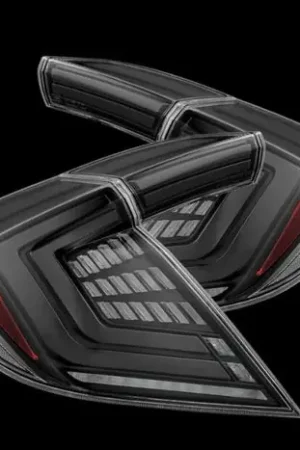 Save Now AlphaRex 16-21 Honda Civic Hatchback/ Type-R FK8 Nova-Series LED Tail Lights (Pair) - Alpha Black