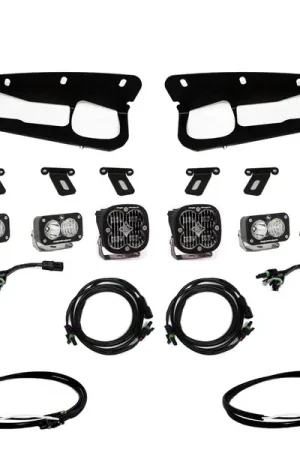 Baja Designs 2021+ Ford Bronco Clear SAE Fog Pocket Kit w/Upfitter Budget