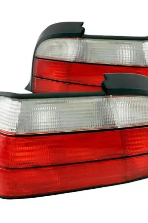 ANZO 1992-1998 BMW 3 Series E36 Coupe/Convertible Taillights Red/Clear Buy Online
