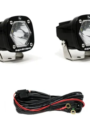 Best Price Baja Designs S1 Spot LED Light w/ Mounting Bracket Pair