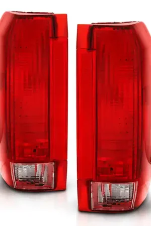 Buy Online ANZO 1992-1996 Ford Bronco Taillight Red/Clear Lens (OE Replacement)