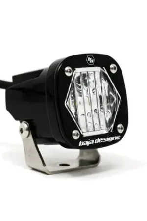 Free Shipping Baja Designs S1 Wide Cornering LED Light w/ Mounting Bracket Single