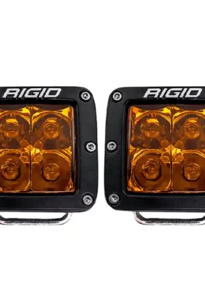 Rigid Industries D-Series Spot w/ Amber PRO Lens (Pair) New Arrival