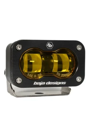 One Day Deal Baja Designs 19-22 Dodge RAM 1500 Rebel / 21-22 1500 TRX S2 SAE Dual Fog Pocket Light Kit - Amber