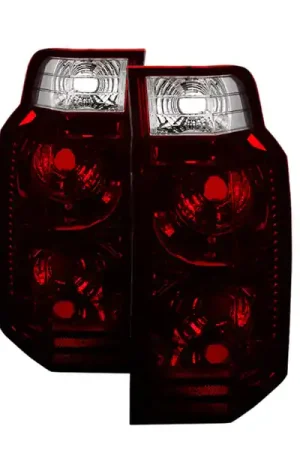 Best Price xTune Jeep Commander 06-10 OEM Style Tail Lights -Red Smoked ALT-JH-JCOM06-OE-RSM