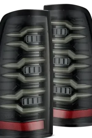 Factory Price AlphaRex 99-06 Chevrolet Silverado Sierra LUXX-Series LED Tail Lights Alpha-Black