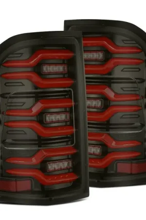 Cheap AlphaRex 19-21 Dodge Ram 1500 Luxx-Series LED Tail Lights Black/Red w/Activ Light/Seq Signal
