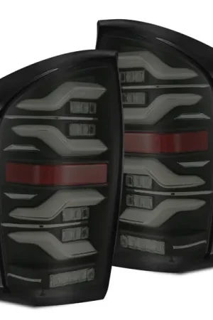 Buy Direct AlphaRex 16-21 Toyota Tacoma LUXX LED Taillights Blk w/Activ Light/Seq Signal