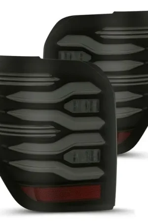 AlphaRex 10-21 Toyota 4Runner LUXX LED Taillights Blk w/Activ Light/Seq Signal Worldwide Shipping