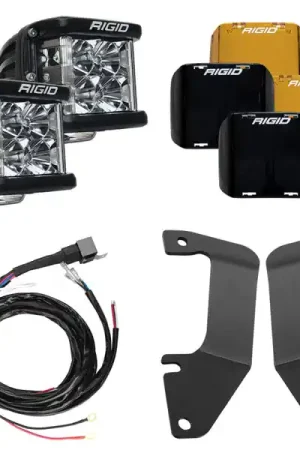 Rigid Industries 14-20 Toyota Tundra A-Pillar Light Kit w/D-SS Flood Free Delivery