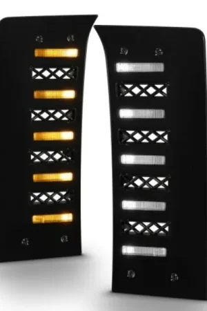 ANZO 22-24 Toyota Tundra (w/Factory LED Refl. & OE Bumper) Z-Series Full LED DRL Vent Lights - Pair Fresh Stock