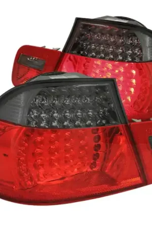 Best Choice ANZO 1999-2001 BMW 3 Series E46 LED Taillights Red/Smoke 2pc