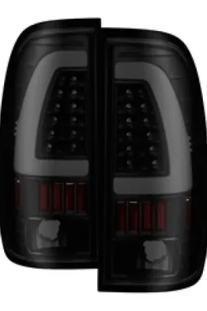Fan Favorite xTune 97-03 Ford F-150 Light Bar LED Tail Lights - Black Smoke (ALT-ON-FF15097-LBLED-BSM)