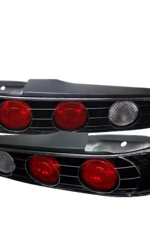 Certified Spyder Acura Integra 94-01 2Dr Euro Style Tail Lights Black ALT-YD-AI94-BK