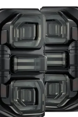 AlphaRex 21-24 Ford Bronco NOVA LED Tail Lights - Alpha-Black Luxury