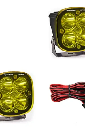 Flash Sale Baja Designs Squadron Sport Work/Scene Pair LED Light Pods - Amber