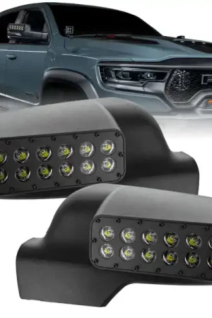 Instant Buy Oracle 19-23 Ram 1500 DT LED Off-Road Side Mirror Ditch Lights