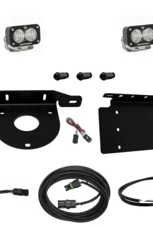 Baja Designs 2021+ Ford Bronco Dual S2 Sport W/C Reverse Kit w/Lic Plate w/Upfitter In Demand